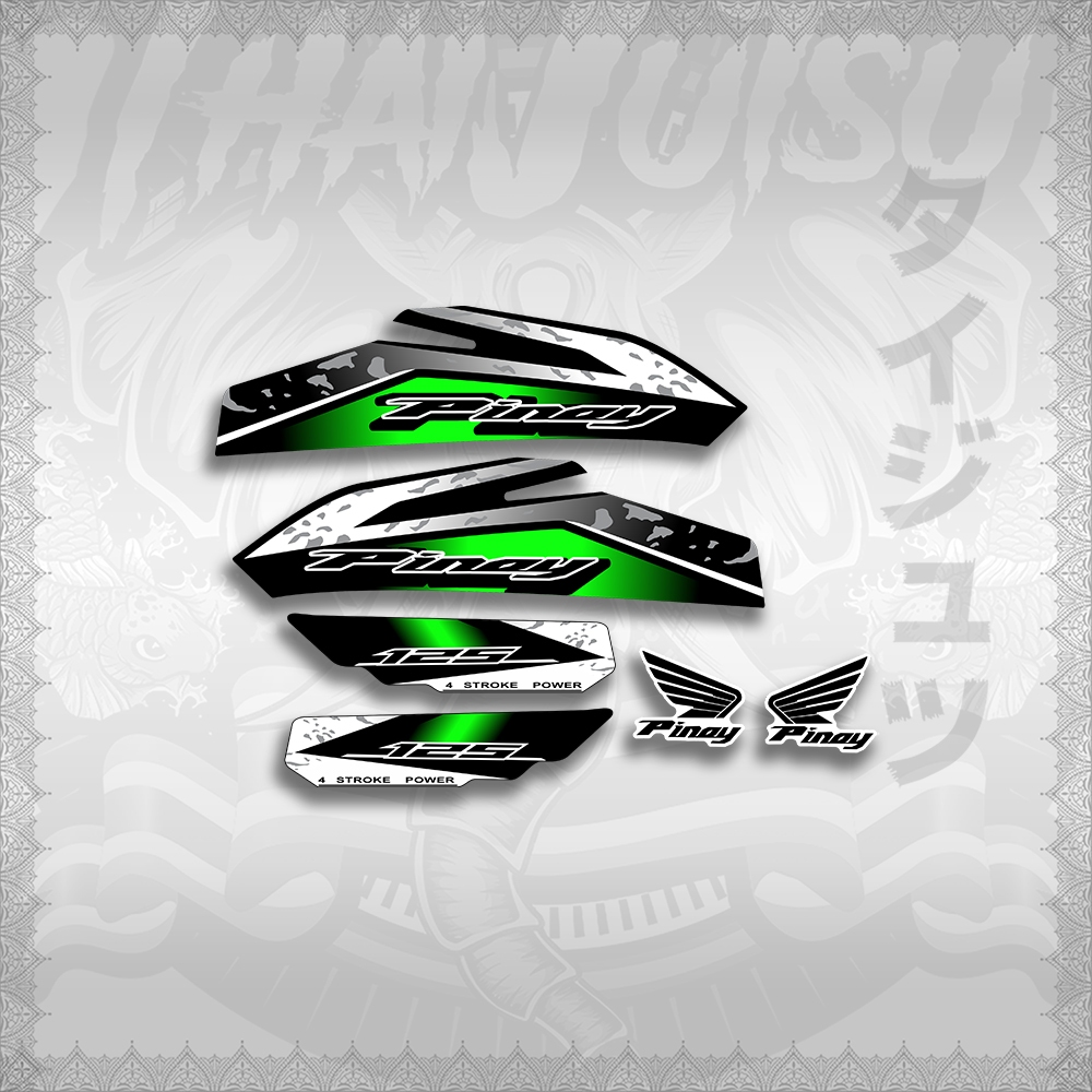 STICKER DECALS for PINOY RUSI 125 DECALS (P125STDE00)By THAIJUTSU ...