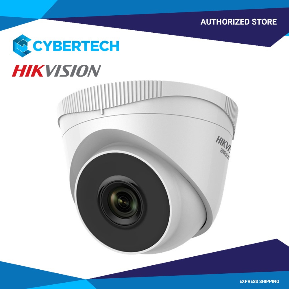 HIikvision Hiwatch HWI-T240H 4MP IR PoE Outdoor Fixed Turret Network ...