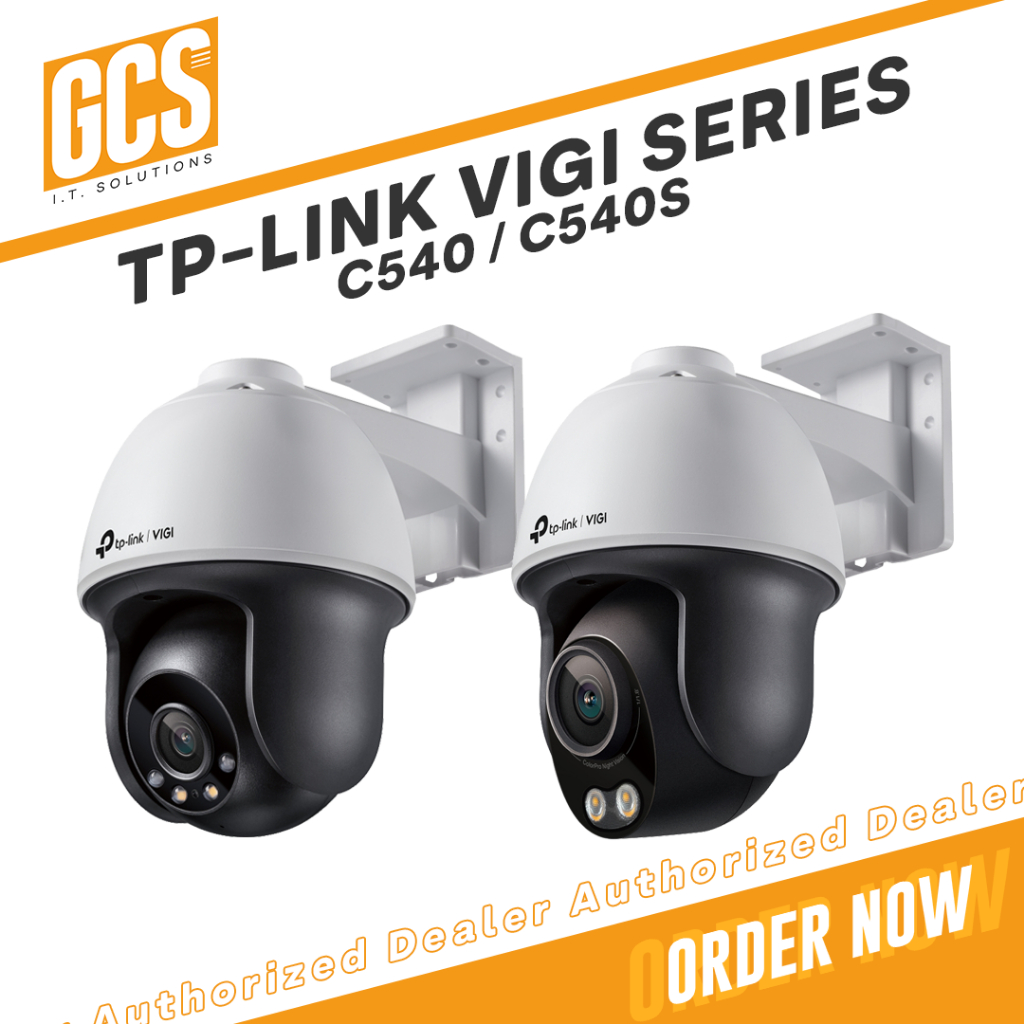 TP-Link VIGI C540 Full-Color / C540S ColorPro 4MP 4mm Outdoor Pan Tilt ...