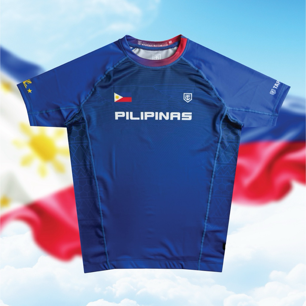 Philippine NoGi Jiu-Jitsu Team BLUE Rash Guard - NO NAME PLATE | Shopee ...