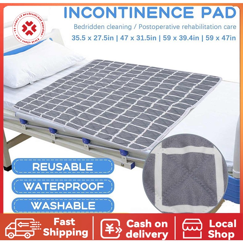 Reusable Adults Underpad Washable Waterproof Incontinence Bed Pad ...