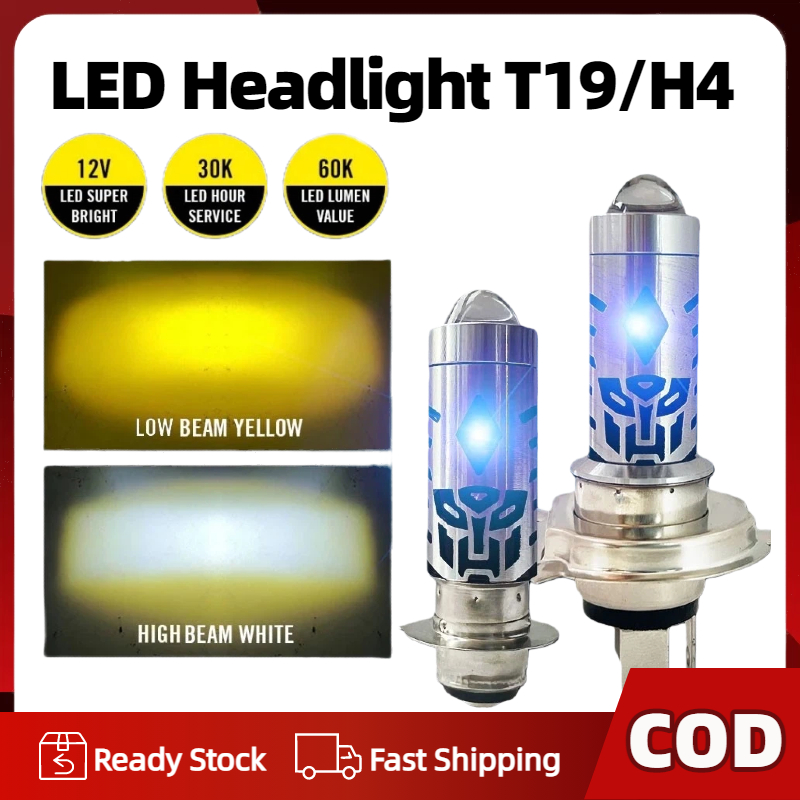 MDL Killer Headlight Bulb T19/H4 led light for Motorcycl 12V Universal ...