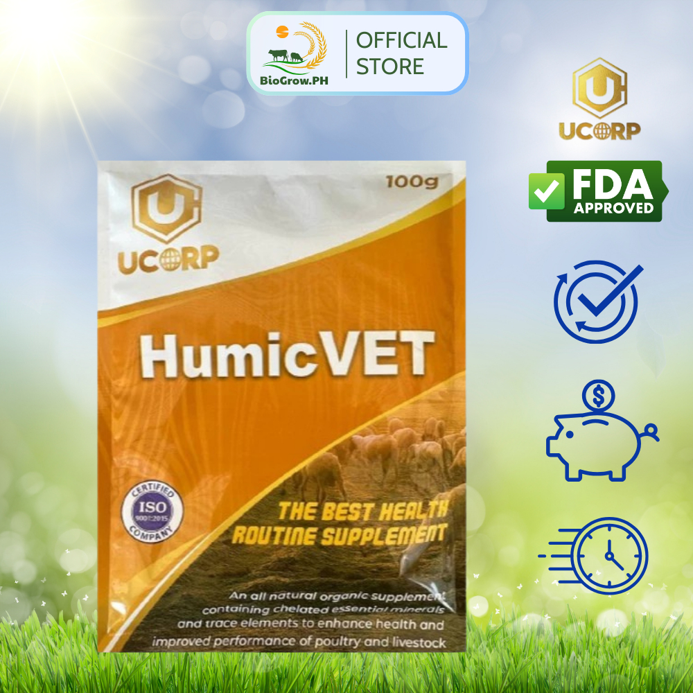 HUMICVET 100g All Animal Supplement – Vitamins for Pig, Poultry, Dog ...