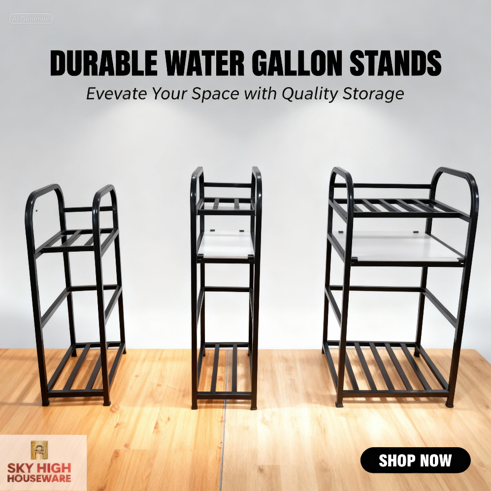 [ FULLY ASSEMBLED ] Water gallon stand / WATER GALLON RACK STAND ...