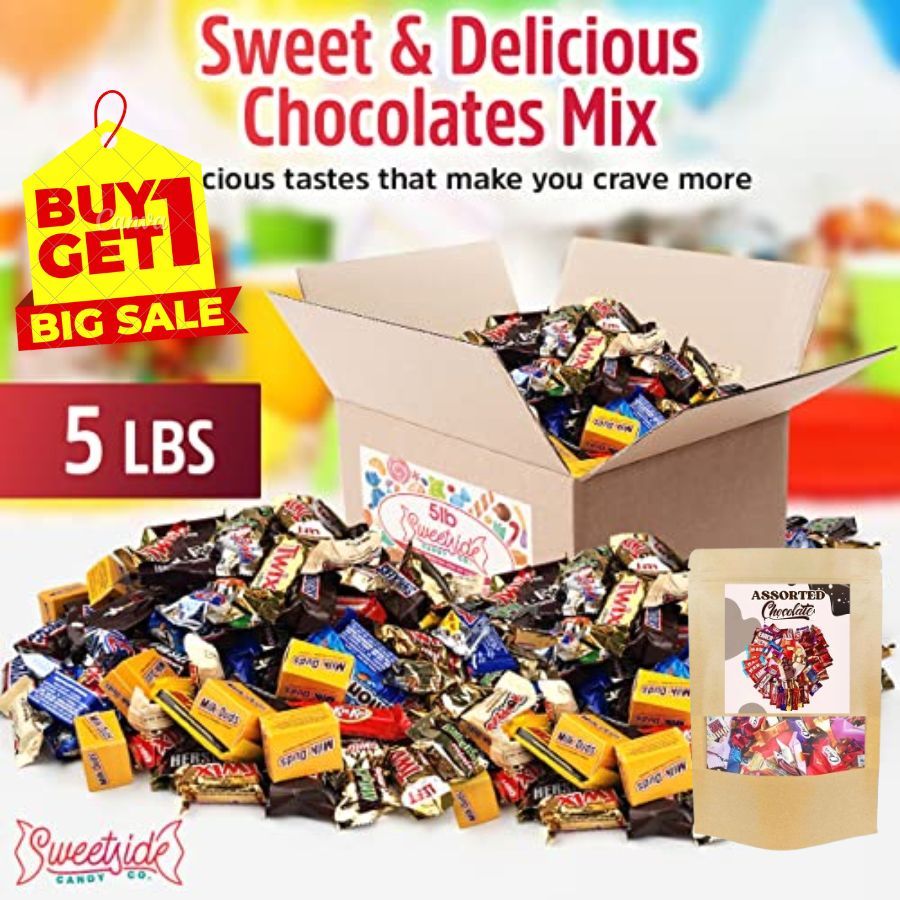 FLASH SALE 80% 5 Flavors Assorted Chocolate 420 Grams Snack Dessert ...
