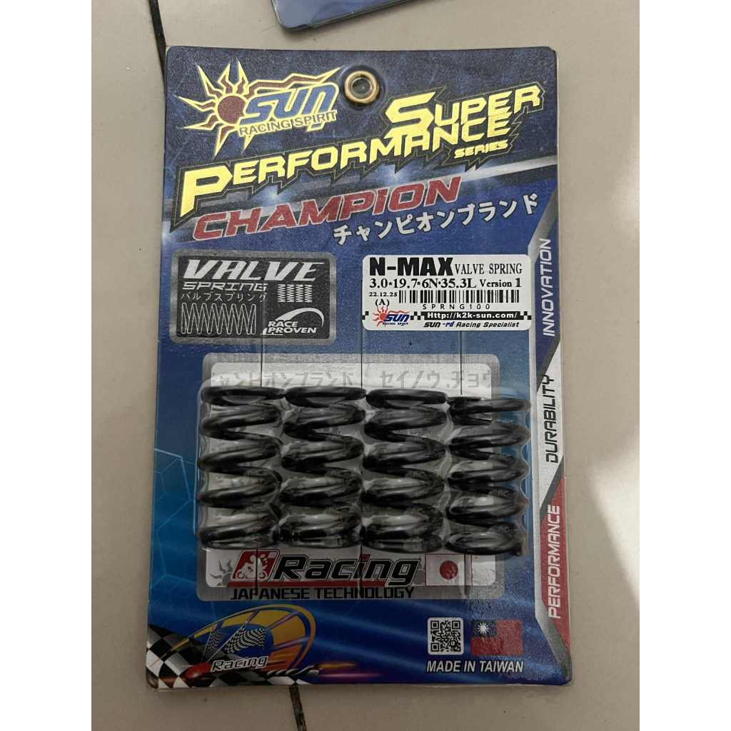 Sun racing valve spring nmax / aerox v1 v2 | Shopee Philippines