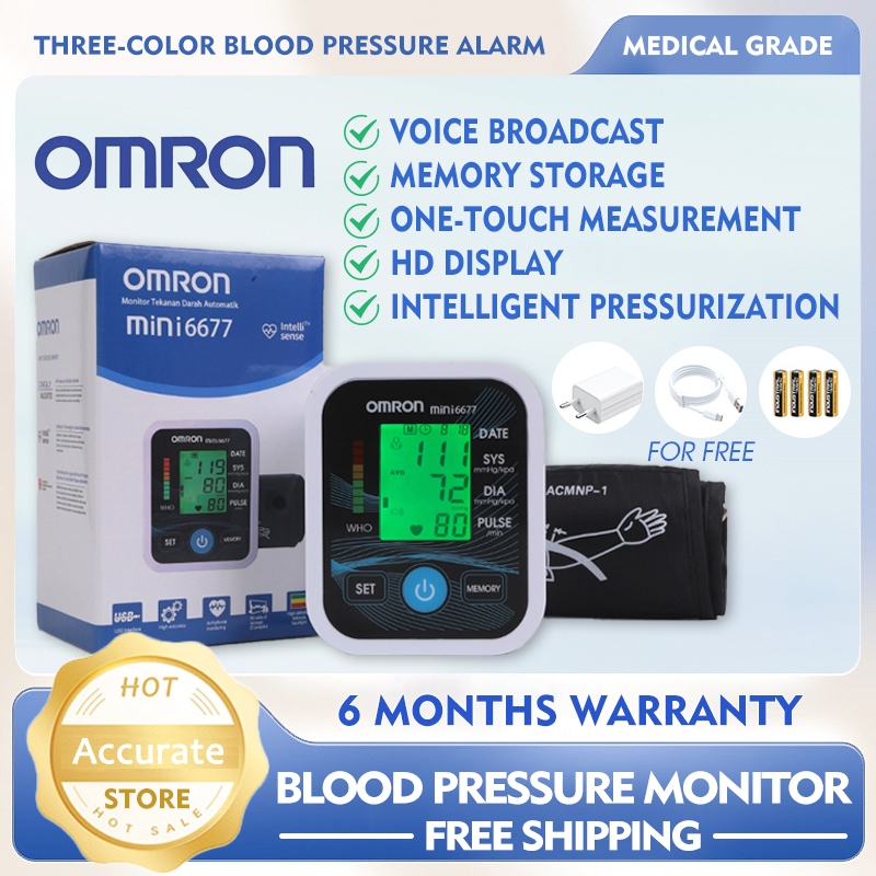 Blood Pressure Digital Monitor Automation High Precision Upper ArmStyle ...