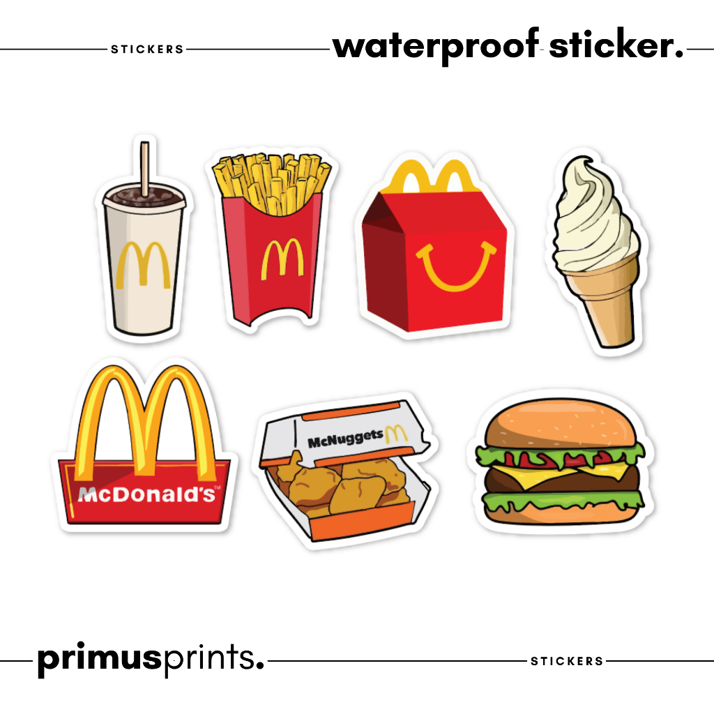 Food Sticker Pack Vol. 3 | Sold Per Pack | Waterproof Vinyl Sticker ...