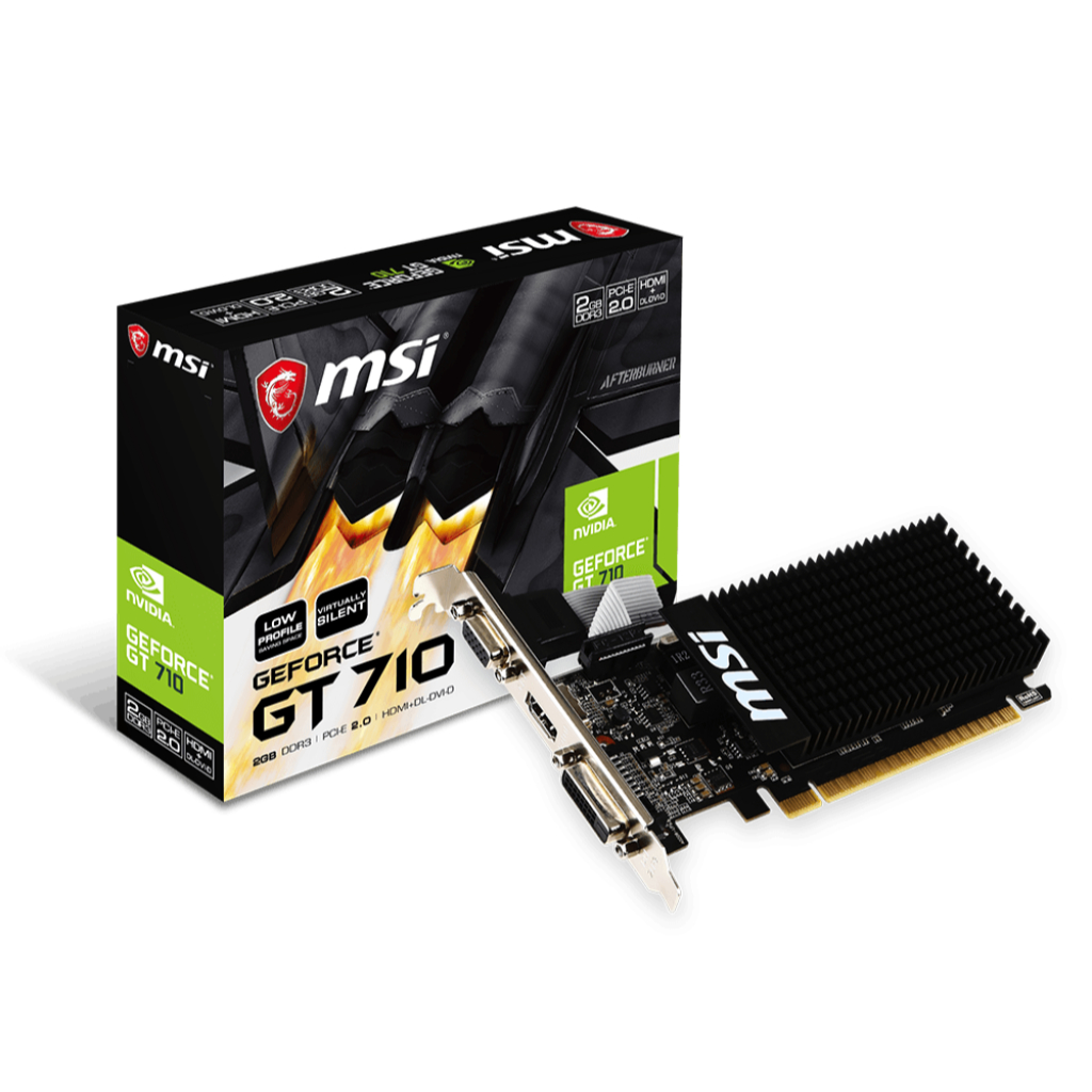 MSI GT 710 2GD3H LP Graphics Cards NVIDIA GeForce® GT 710 Video Card ...