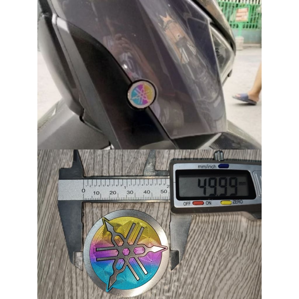 Titanium Gr5 Side Panel Yamaha Logo (1pc) | Shopee Philippines