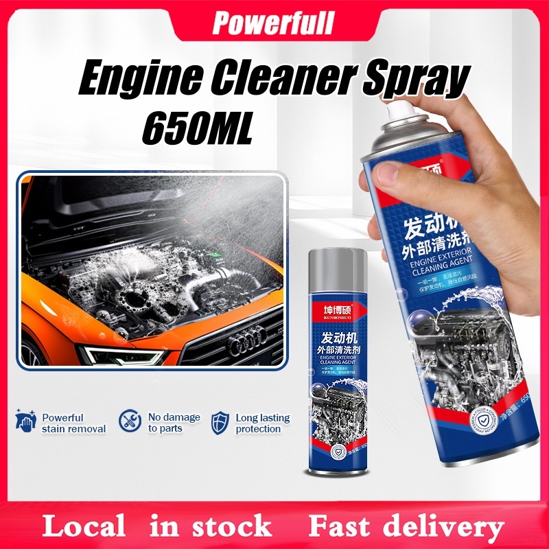 【1 Bottle Lasts 15 Years】Engine Cleaner Spray 650ML Quick Degreaser ...