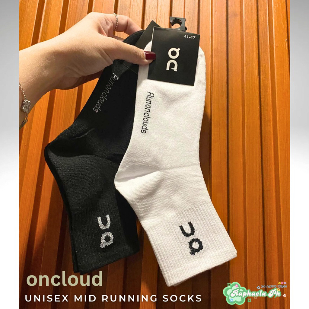 On Cloud Running Mid Socks Premium | Shopee Philippines