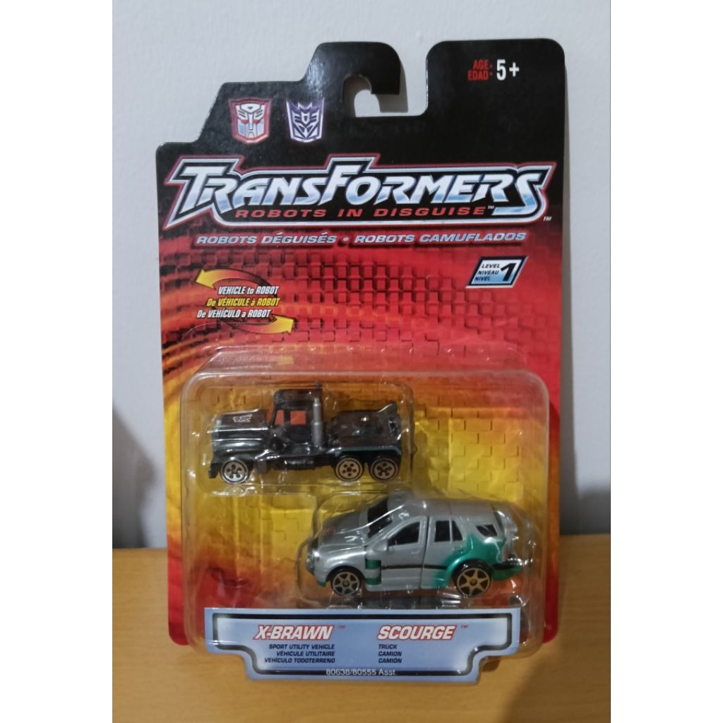 Transformers RID X-Brawn vs Scourge | Shopee Philippines