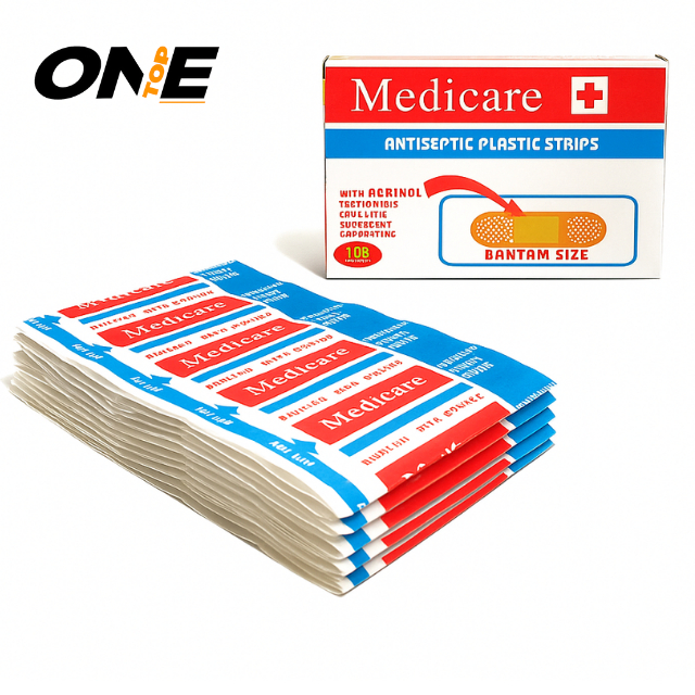 100PCS/BOX Band Aid Adhesive Band Aid First Aid Kit Bandage | Shopee ...
