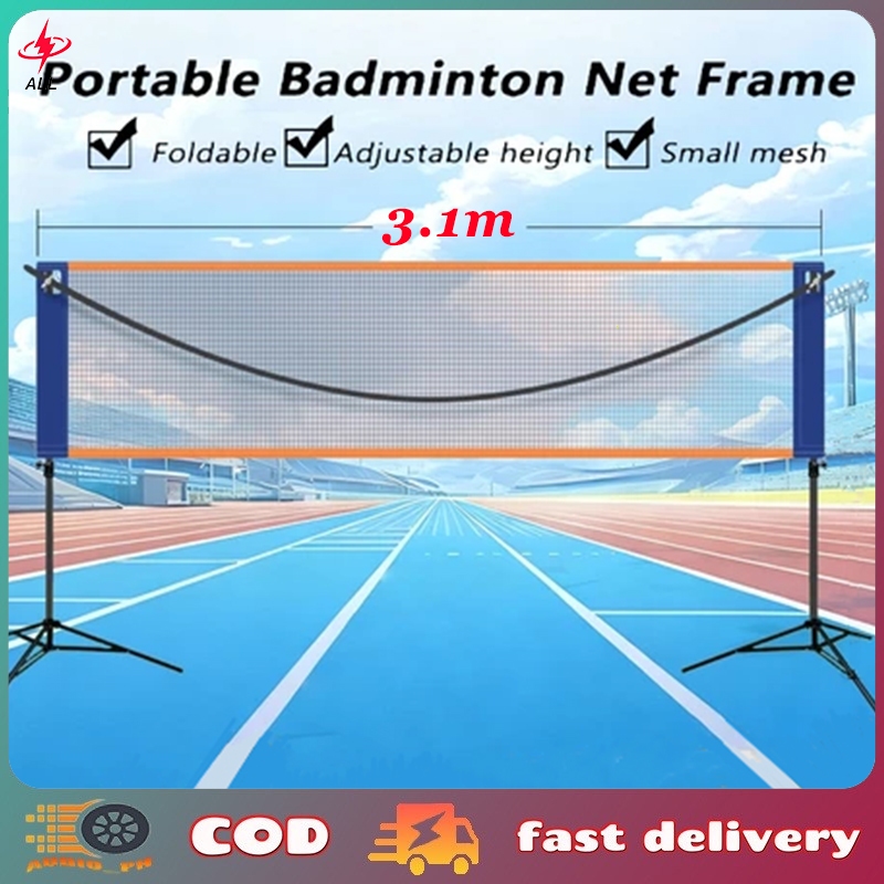 Portable Folding Badminton Net Rack Tennis Net Rack Indoor And Outdoor ...