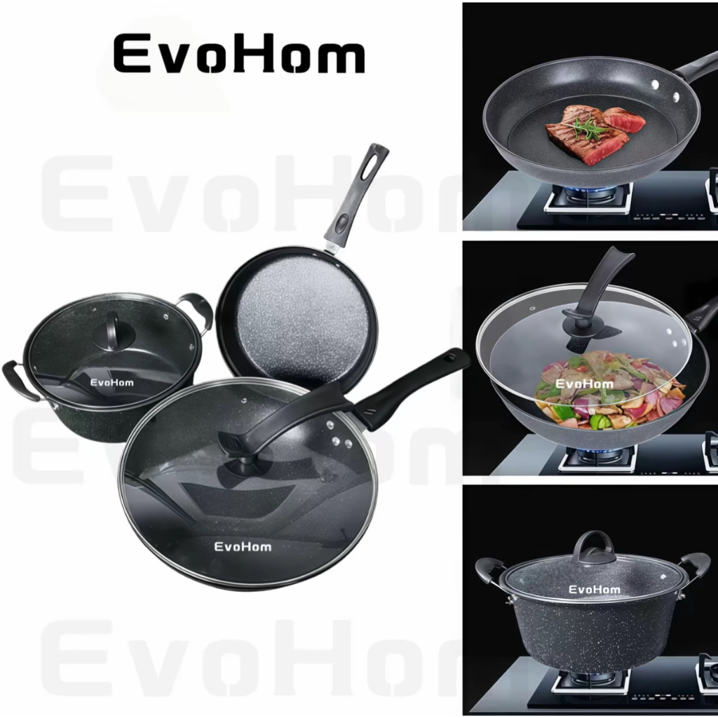 5Pcs Set And Pans Set Non Stick CookwareSets Ans Pan Set Kitchen ...
