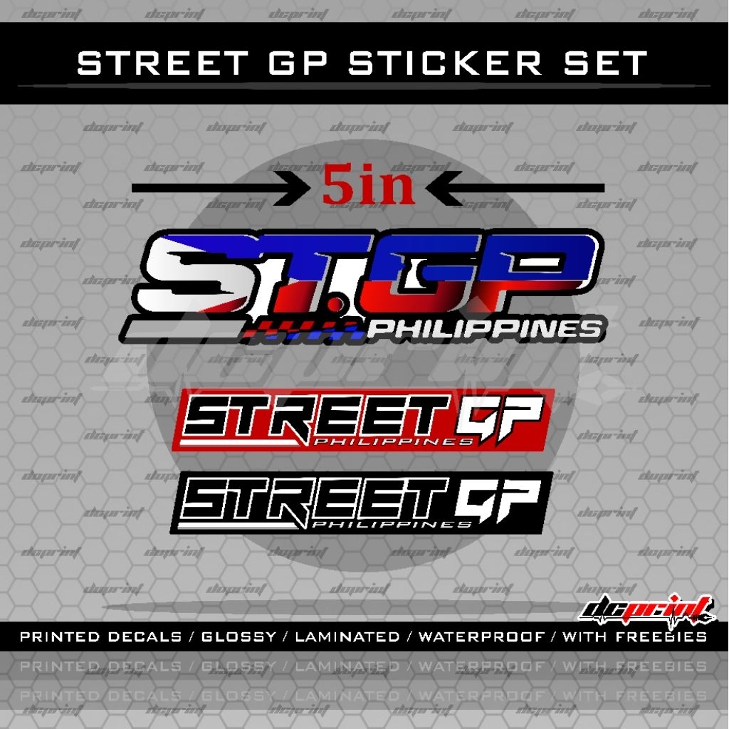 street gp sticker - Best Prices and Online Promos - Aug 2026 | Shopee ...