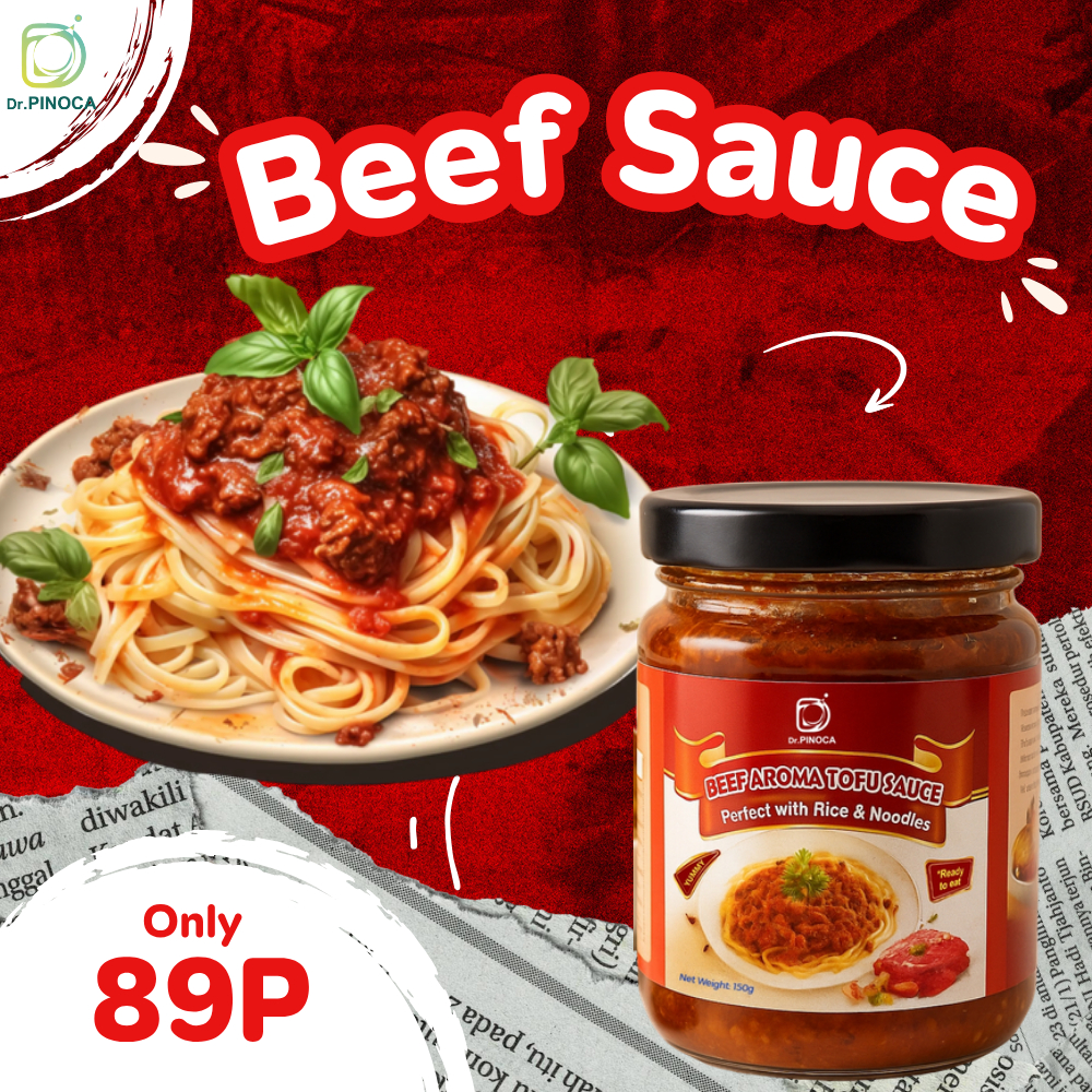 Dr. Pinoca Beef Sauce 150g is ready to eat with Spaghetti | Shopee ...