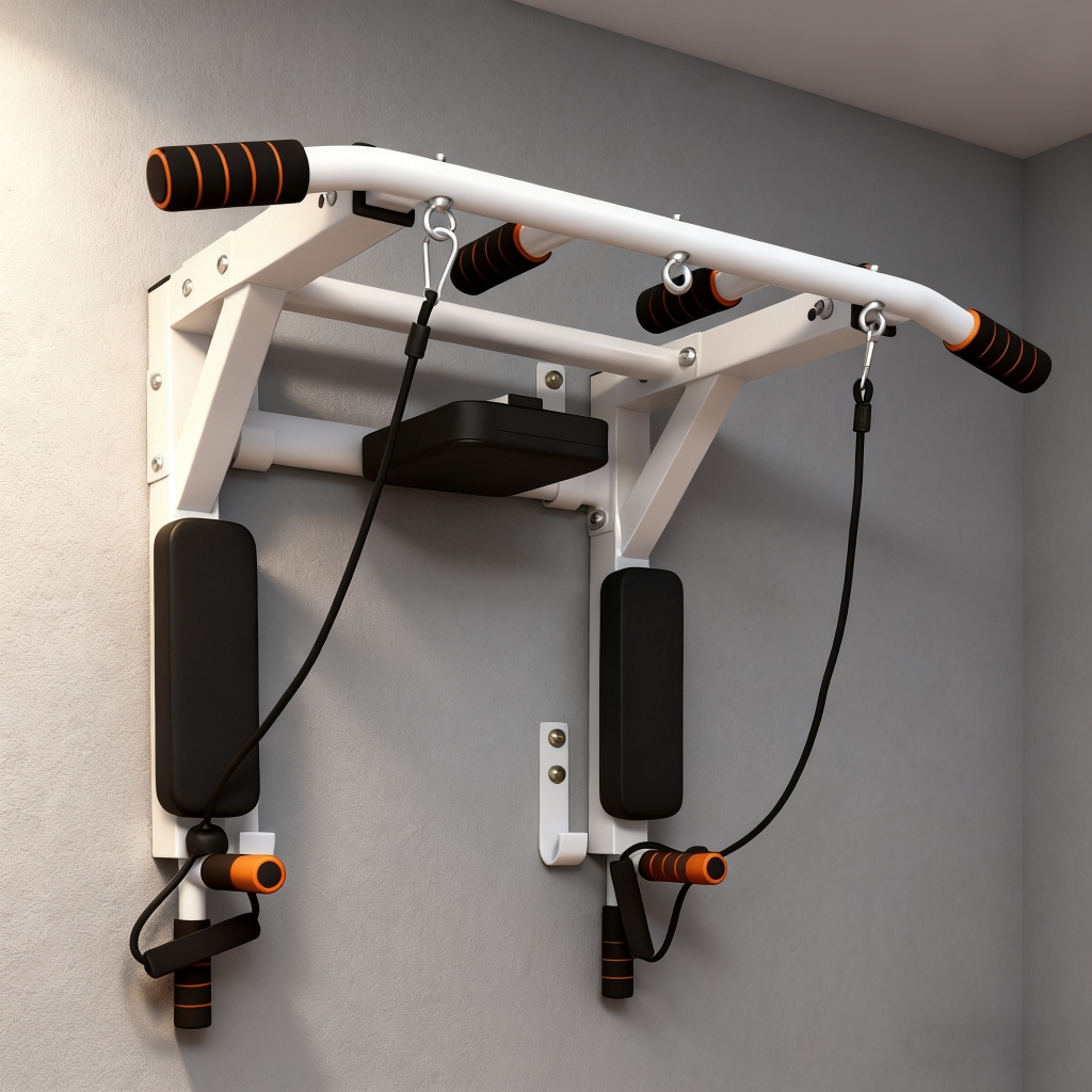 Heavy-duty pull-up bar, parallel bars, foldable multi-functional wall ...