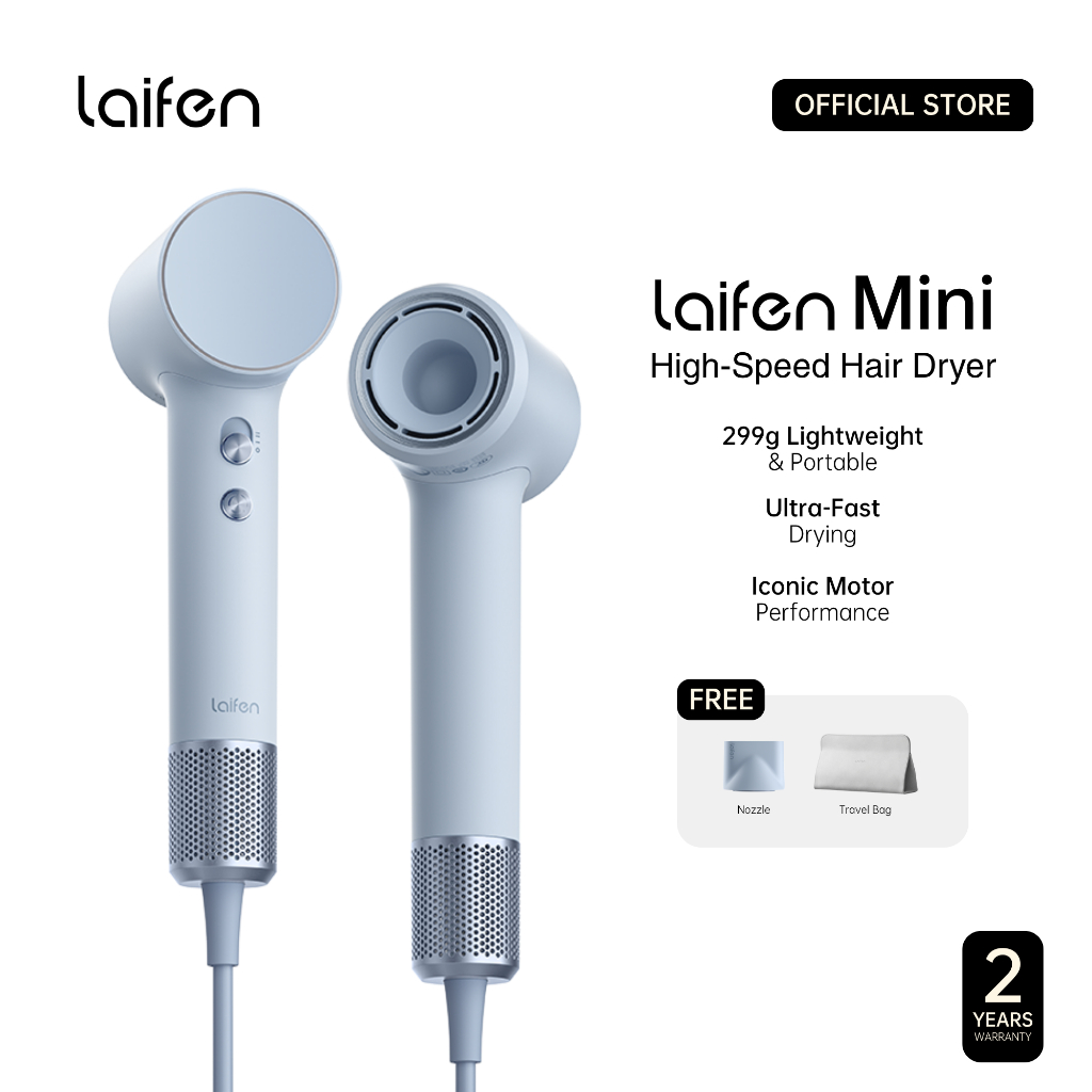 Laifen Mini High Speed Hair Dryer - Ultra-Lightweight & Compact for ...