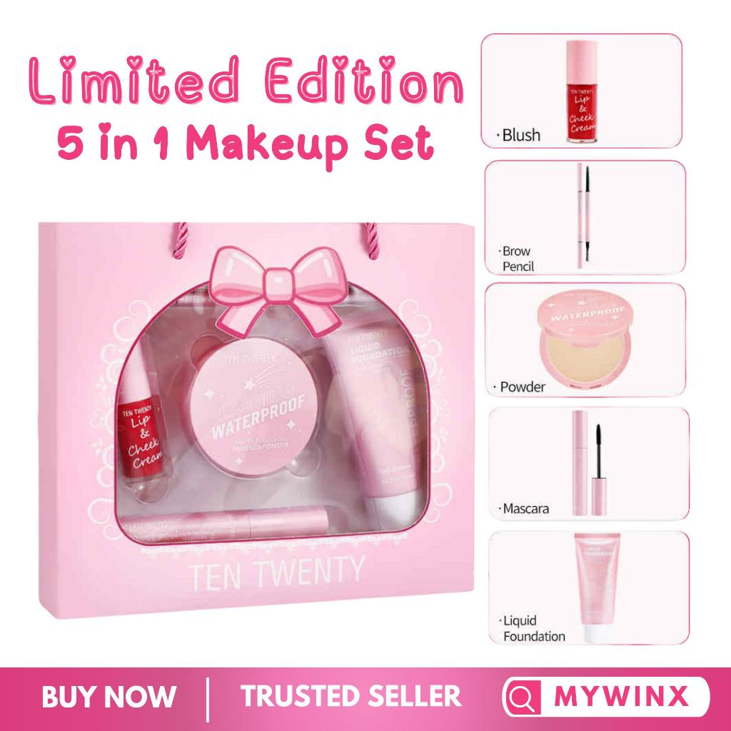[LIMITED EDITION] TEN TWENTY 5 IN 1 MAKEUP GIFT SET | Shopee Philippines