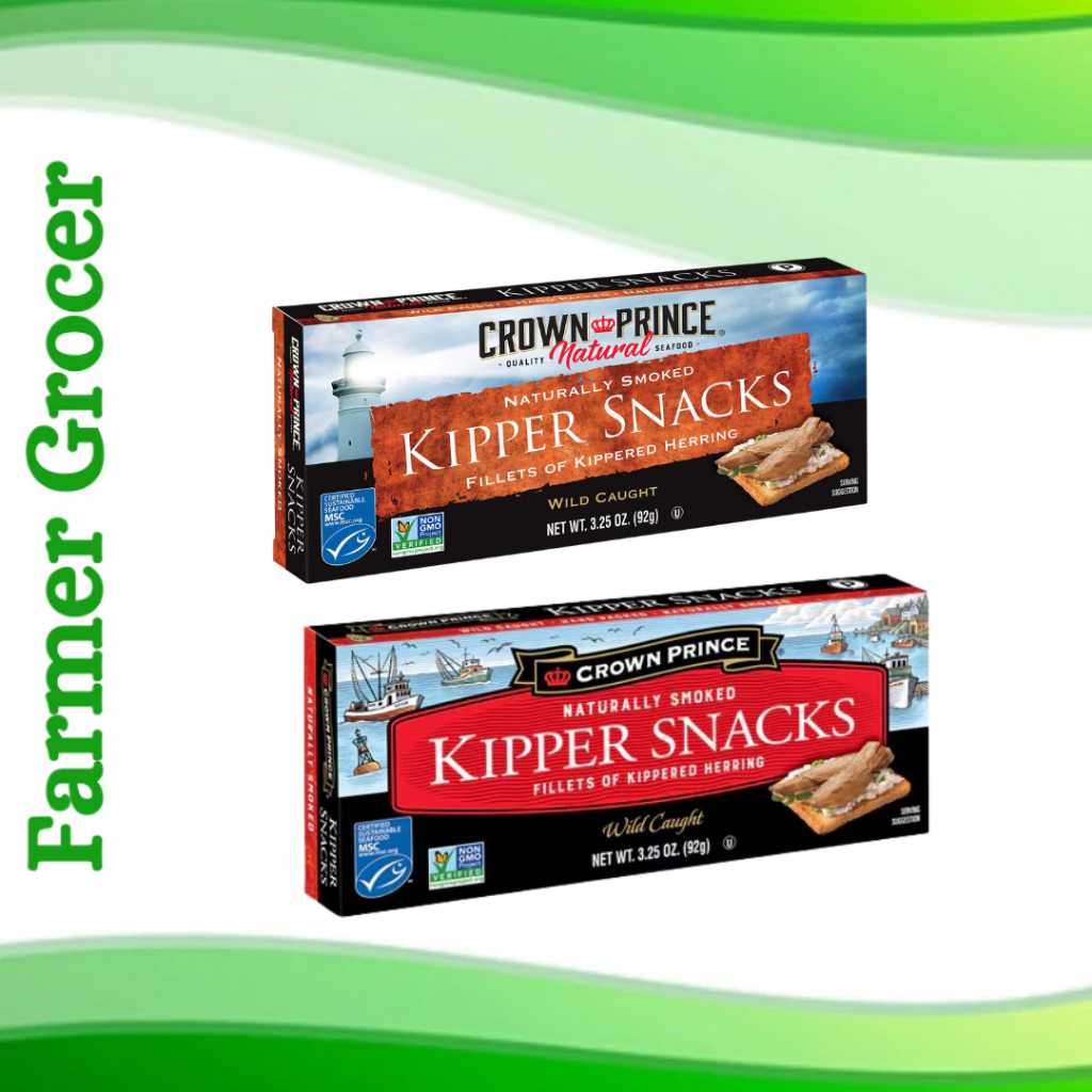 GrocerFarmer | Crown Prince Natural, Kipper Snacks, Naturally Smoked ...