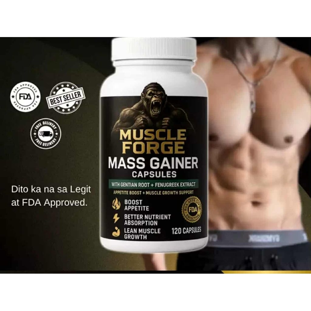 Muscle Forge Mass Gainer Capsule | Shopee Philippines