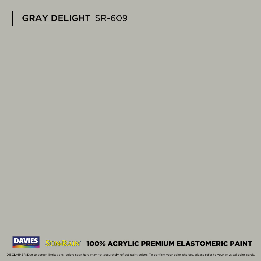 DAVIES SUN & RAIN Elastomeric Paint GRAYS BLACK | Shopee Philippines