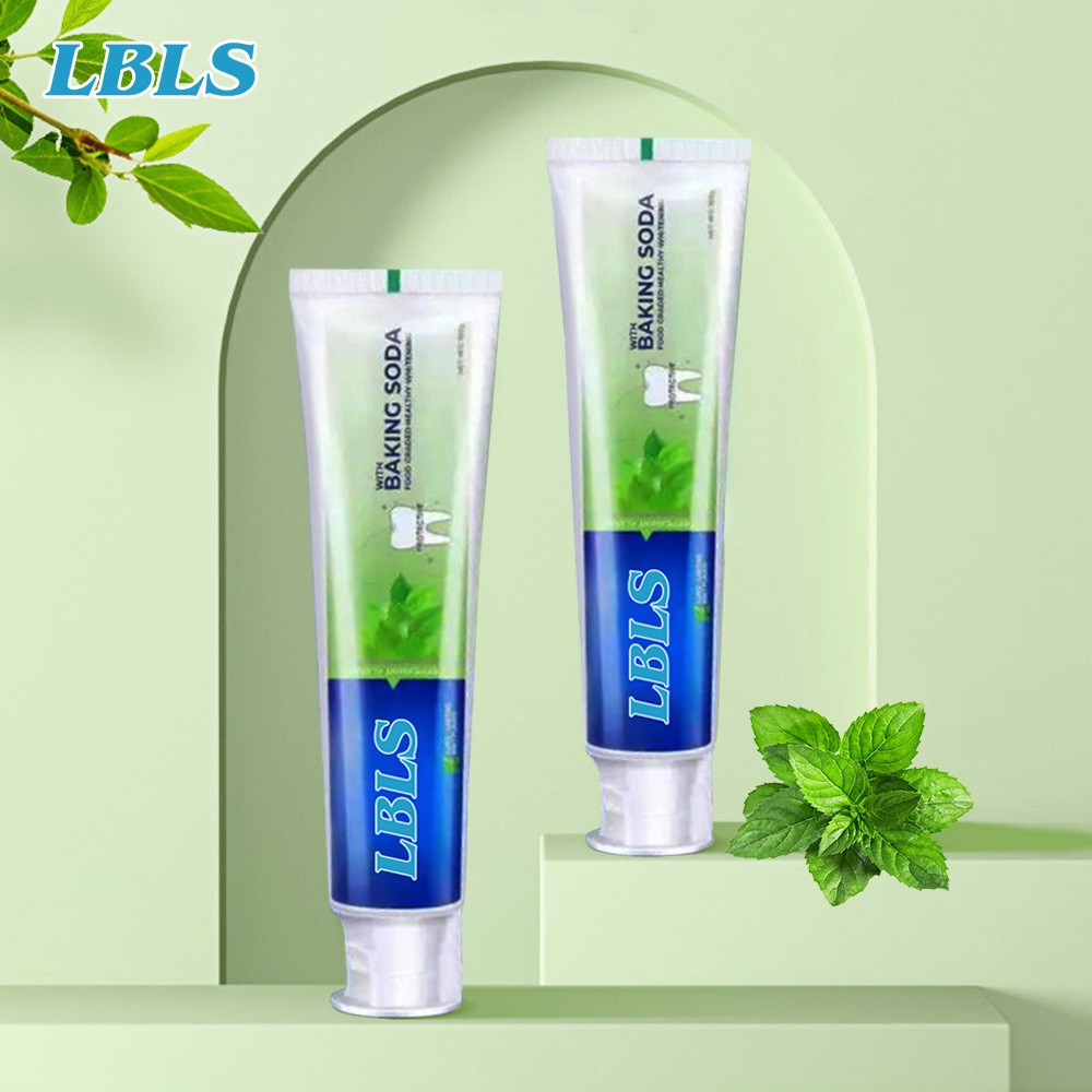 LBLS Mint Whitening Toothpaste Cares for Teeth Air Freshens Removes ...
