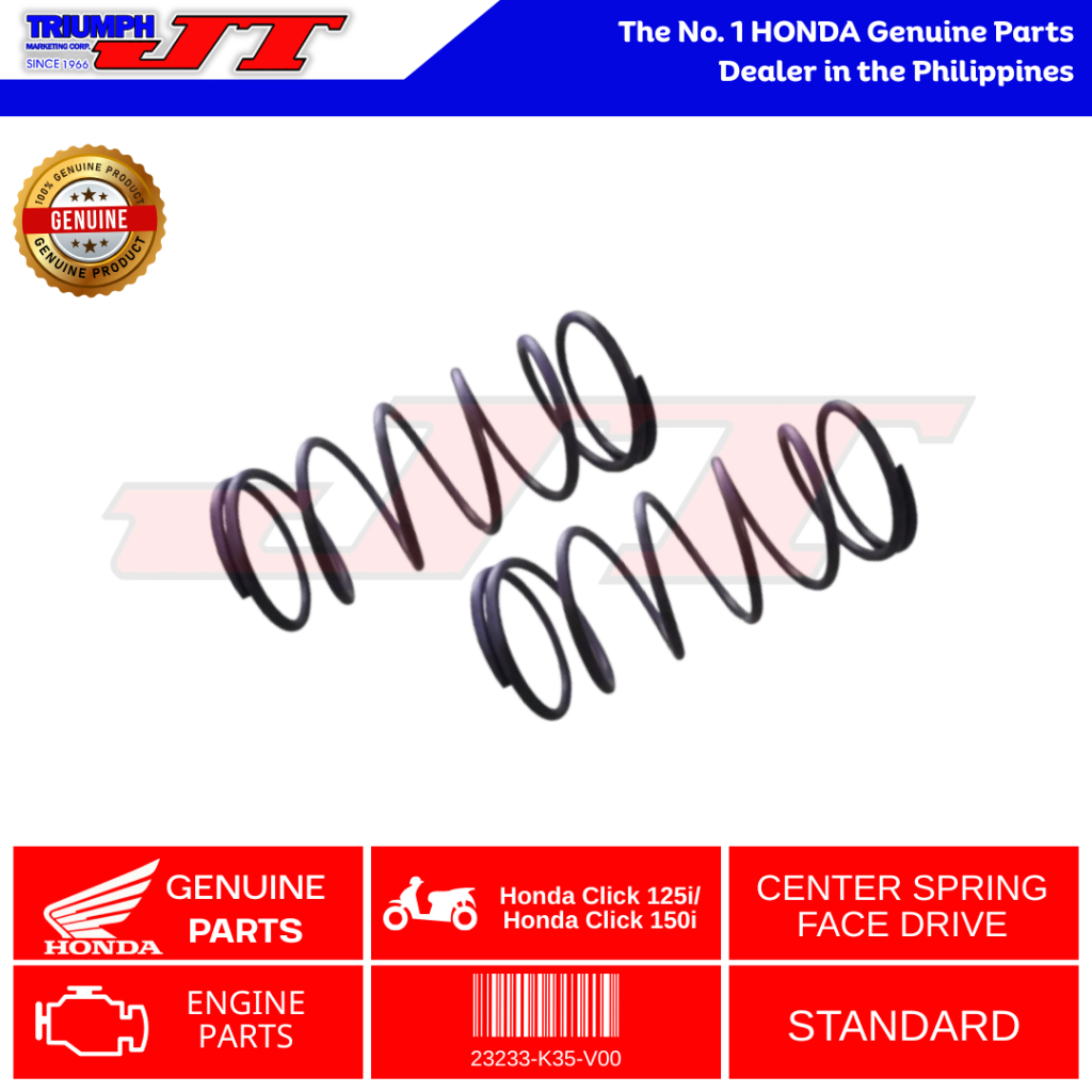 HONDA GENUINE Honda Click 125i/ Click 150i CENTER SPRING FACE DRIVE ...
