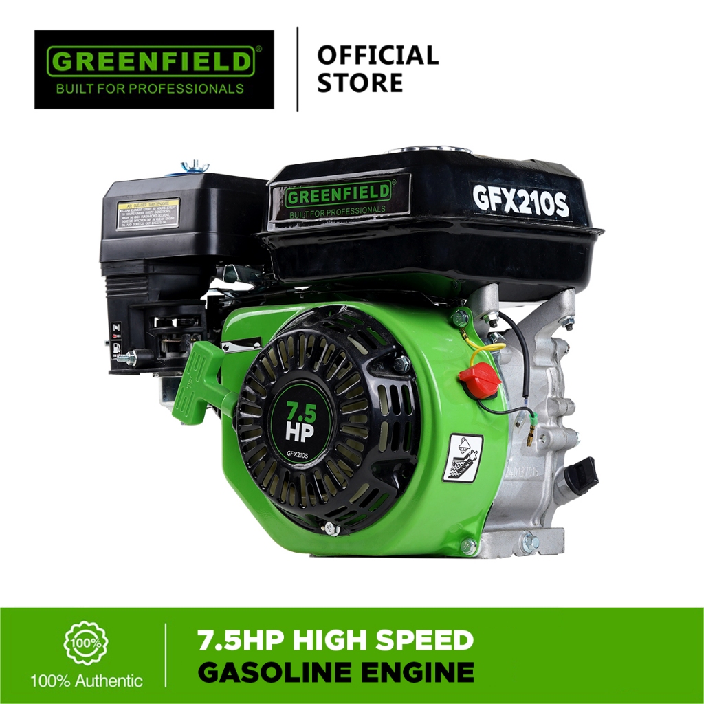 Greenfield 7.5HP Gasoline Engine High Speed 3600RPM | Shopee Philippines