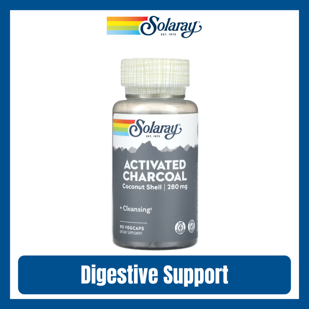 Solaray Ph | Solaray, Activated Charcoal ( Digestive Support ) | Shopee ...