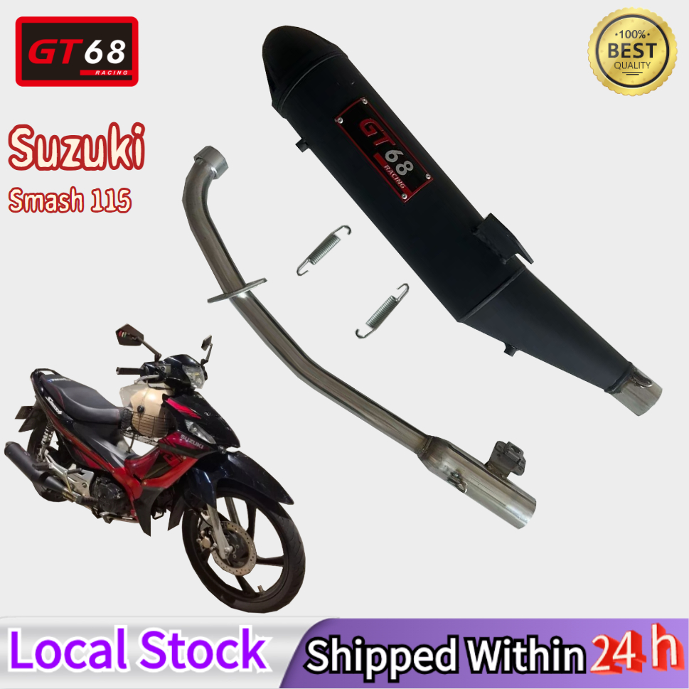 Muffler Pipe For Suzuki Smash 115 1Set Made in Thailand GT 68 RACING ...