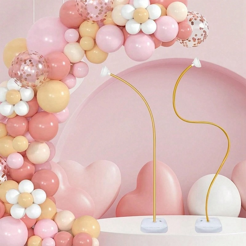 250 cm Adjustable Balloon Pole Holder with Base Balloon Column for ...