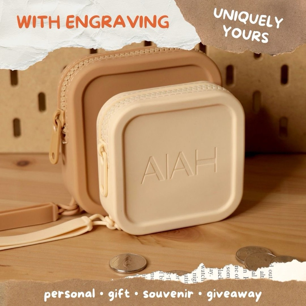 Square Purse | Premium Silicone Personalized Organizer Travel Pouch ...