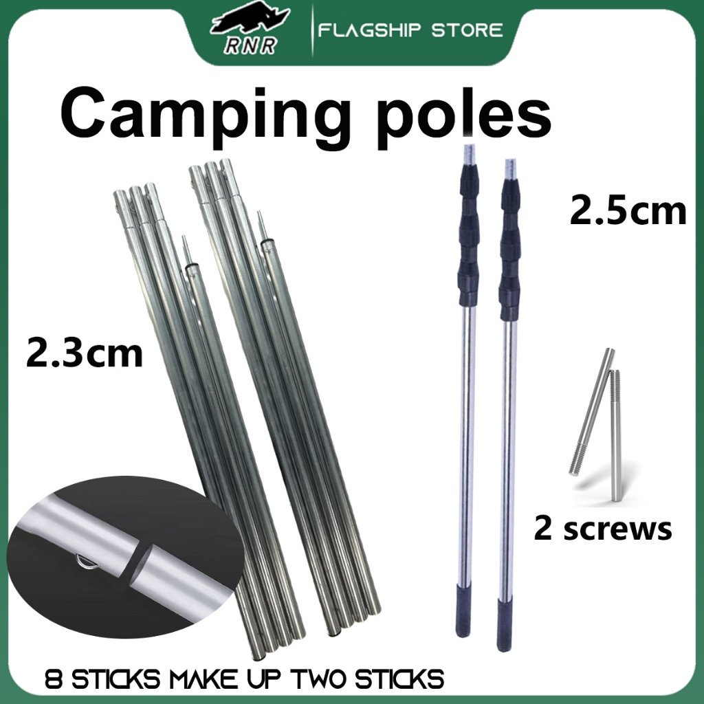 Telescopic Tent Poles For Tarp Reflimand Tent Tarp Poles, Canopy Poles ...