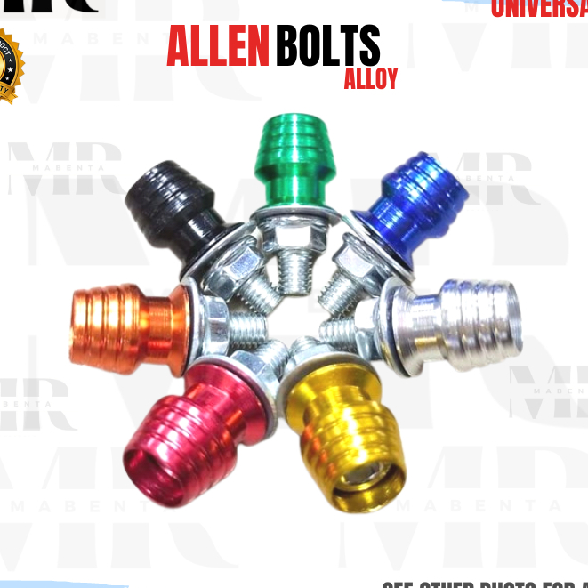 MOTORCYCLE ALLEN BOLTS ALLOY SOLD PER PIECE/10PCS | Shopee Philippines