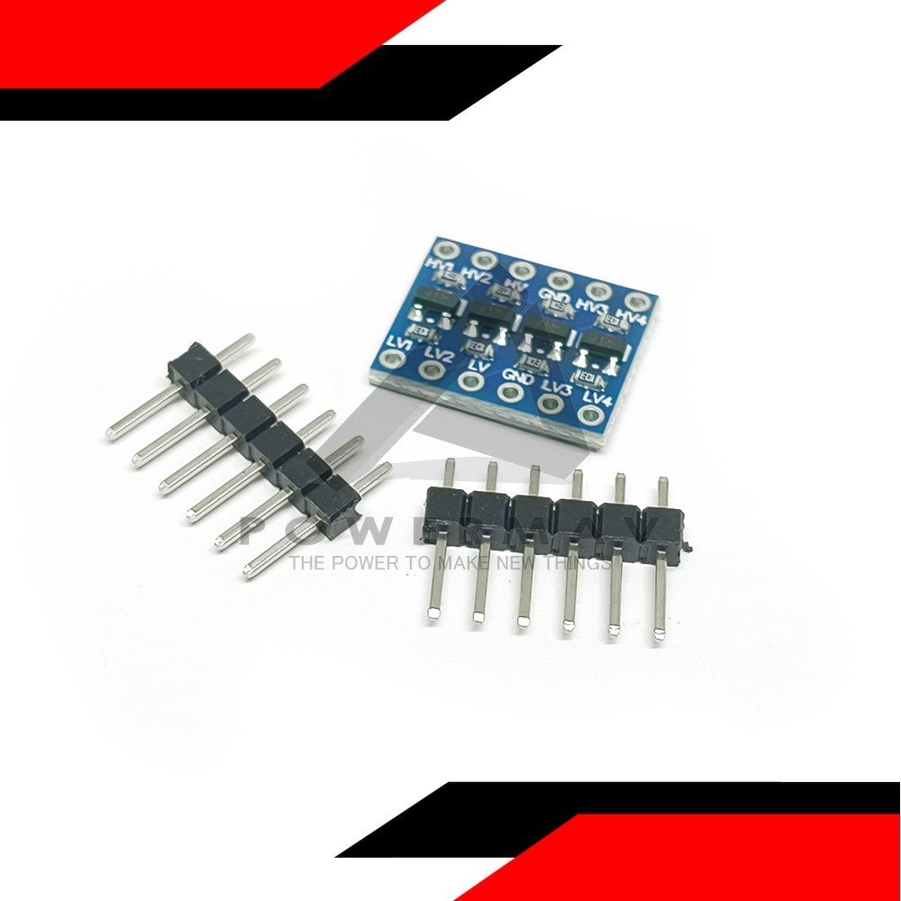 4 Channel Logic Level Converter Bi-Directional Voltage Shifter Module ...