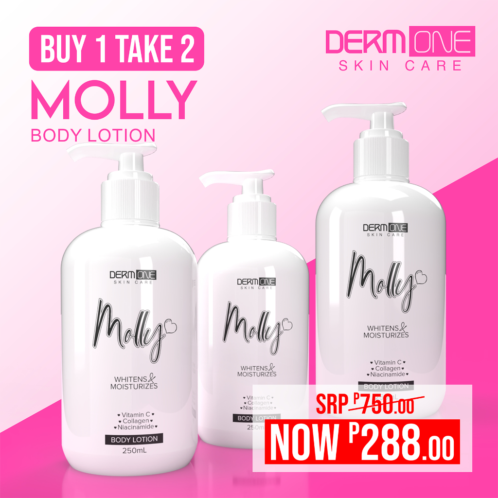 Molly Body Lotion by DermOne Hydrating Moisturizing | Shopee Philippines