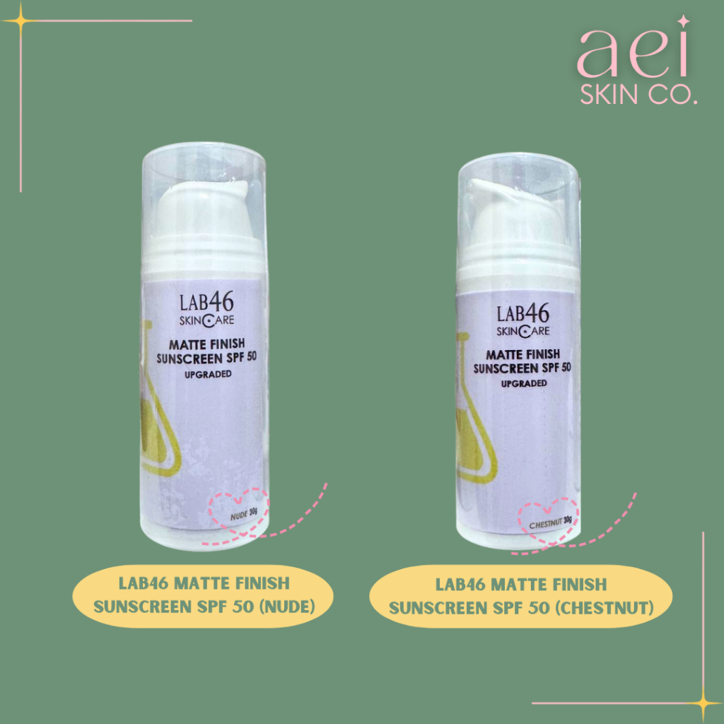 Lab46 Matte Finish Sunscreen SPF 50 Nude/Chestnut | Shopee Philippines