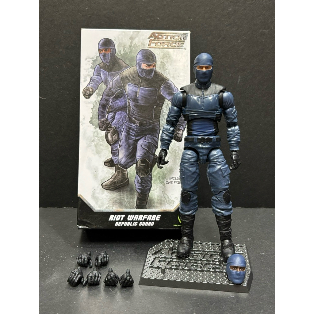 Valaverse 1:12 Action Force Riot Warfare Republican Guard Trooper ...