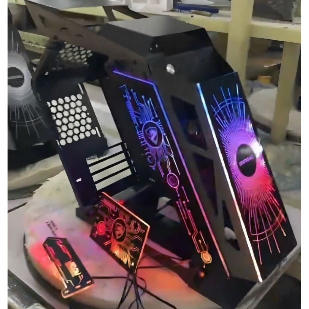 Robot Cyborg Casing Brandnew Black and White w/ 6 Fans | Shopee Philippines