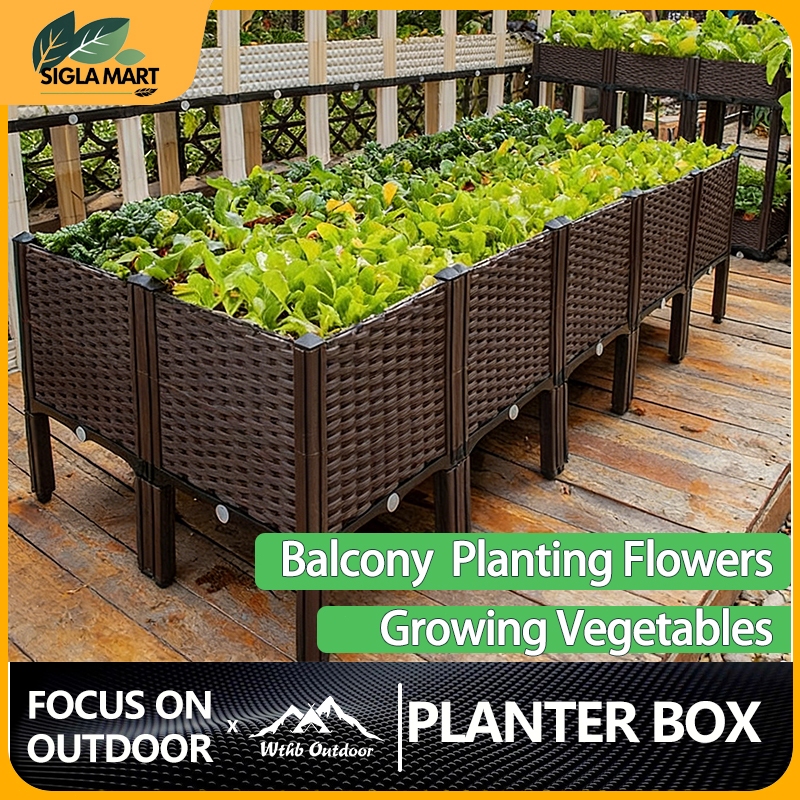 Balcony Planting Box and Combination Flower Box,Garden Vegetable ...