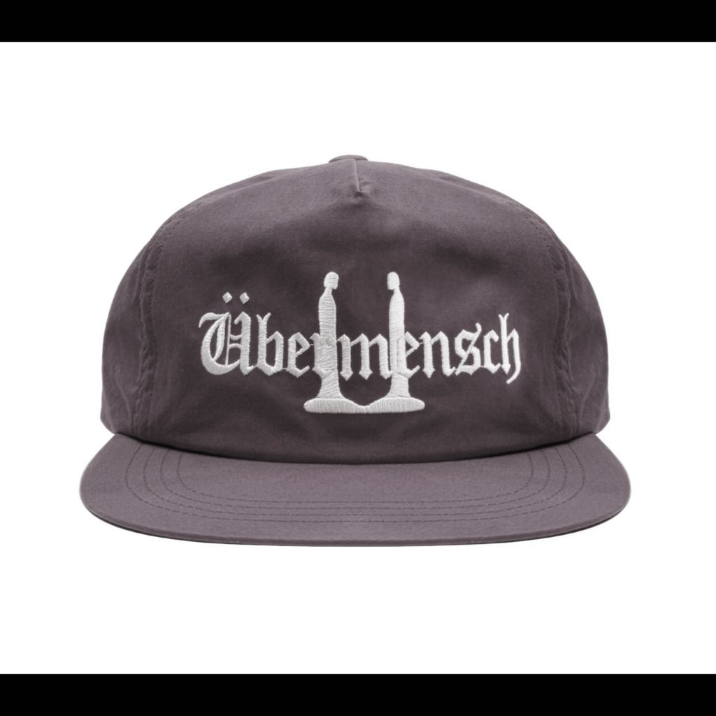 G-DRAGON LIMITED EDITION PEACEMINUSONE ÜBERMENSCH CAP (CHARCOAL