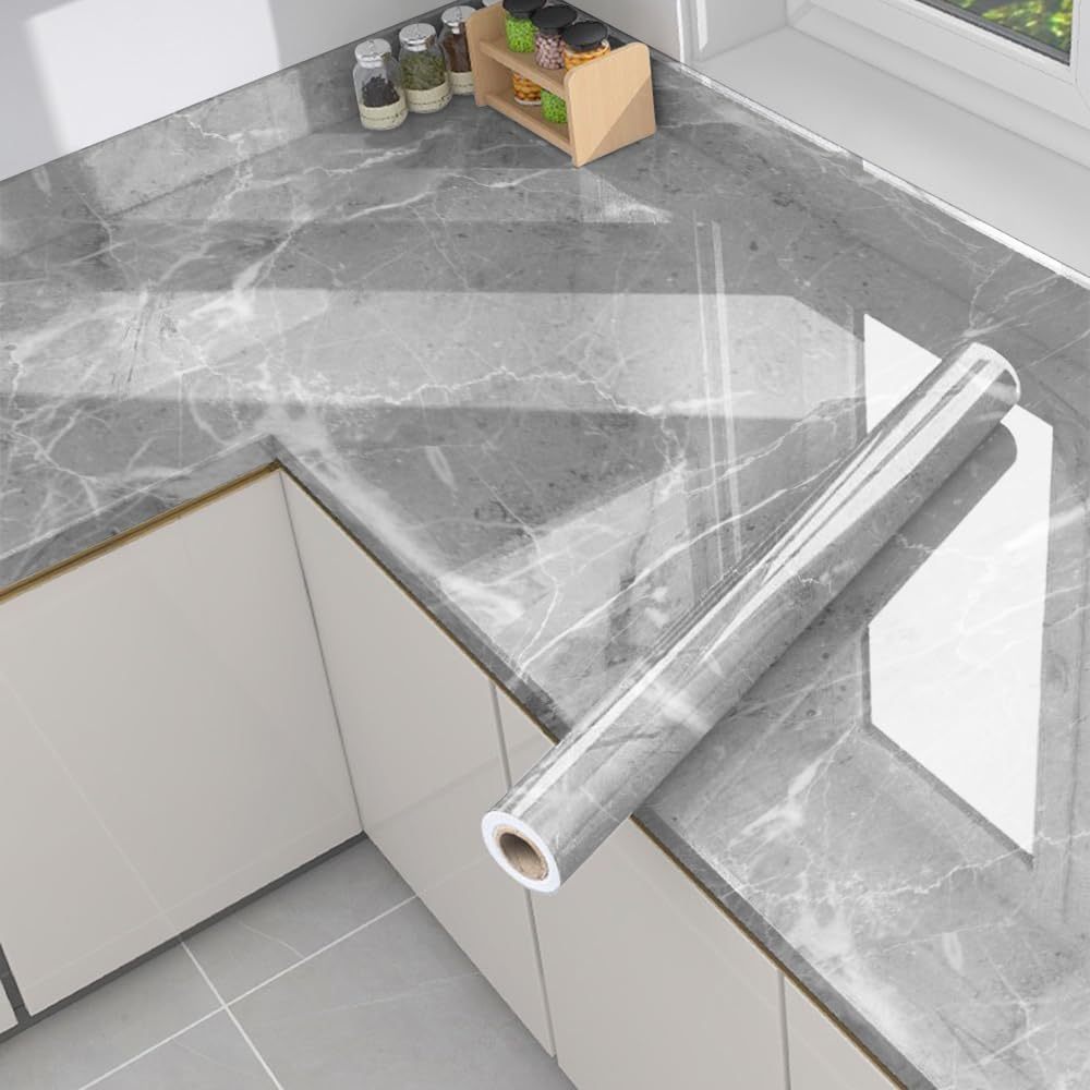Kitchen Waterproof Greaseproof Stickers Marble Stickers High ...