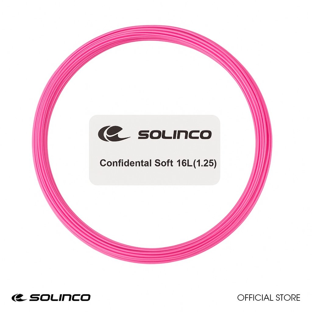 Solinco Tennis String Confidential Soft 16L (Local Repack) | Shopee ...