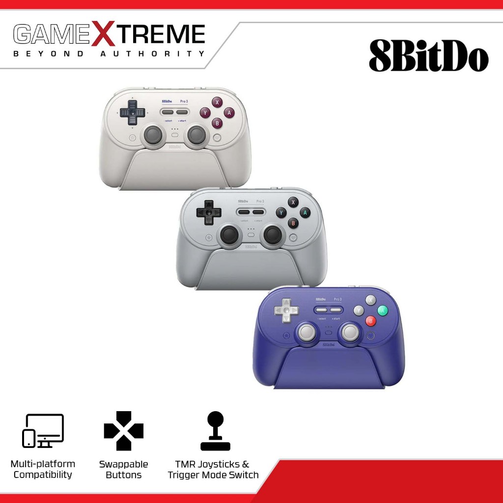 8Bitdo Pro 3 Bluetooth Gamepad for Windows/Android/Nintendo Switch ...
