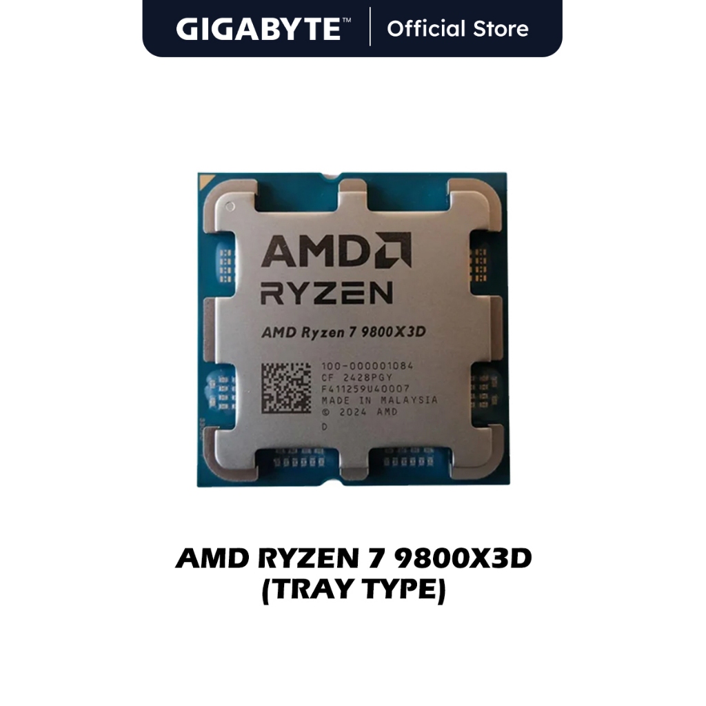 AMD Ryzen 7 9800X3D 8-Core 16-Thread Desktop Processor without Fan ...