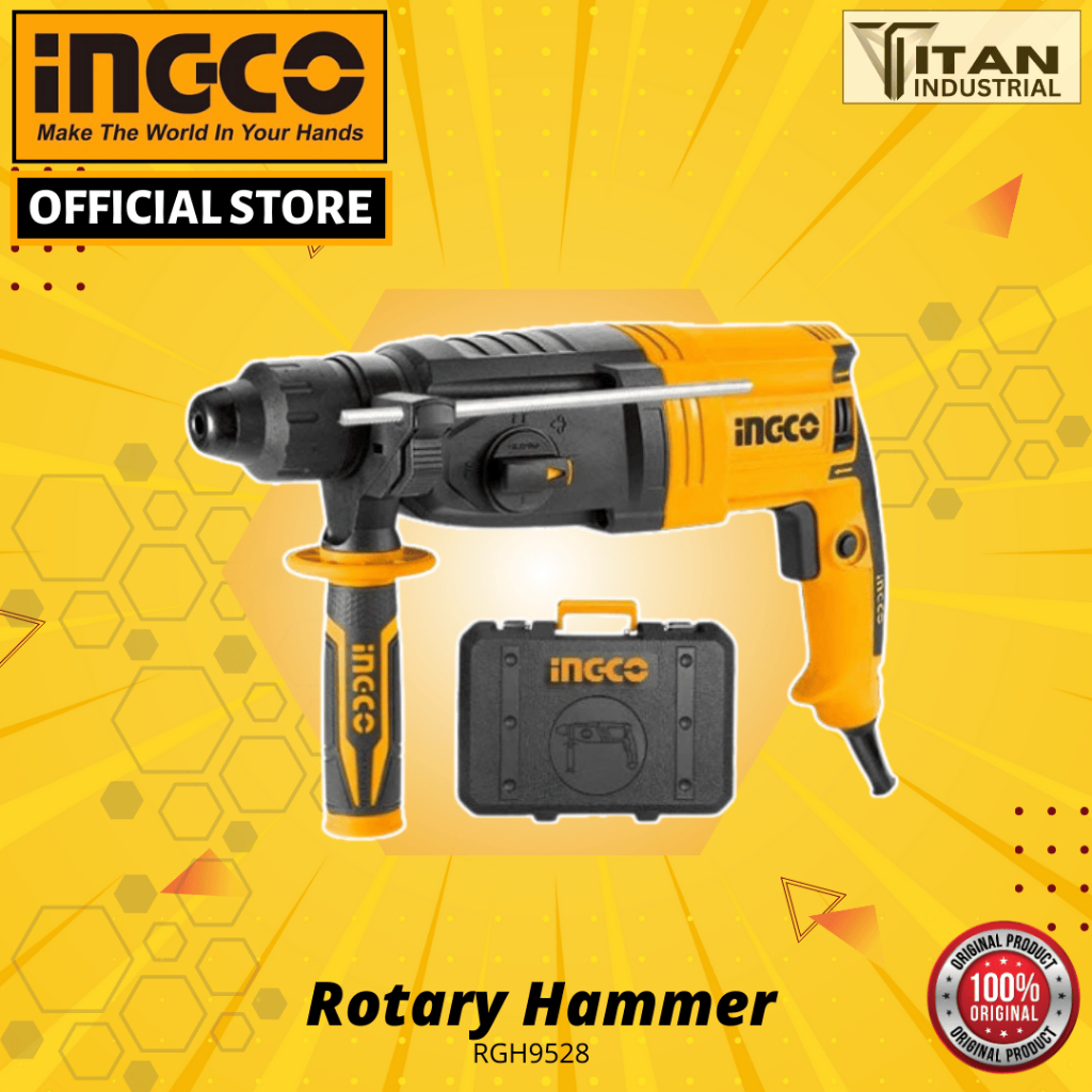 INGCO Rotary Hammer 950W RGH9528 • Tm ss | Shopee Philippines