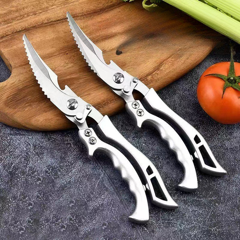 JAPAN Multifunction Kitchen Scissors Heavy Duty Stainless Steel Kitchen ...